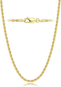 14k gold chain necklaces for women & men, main product view