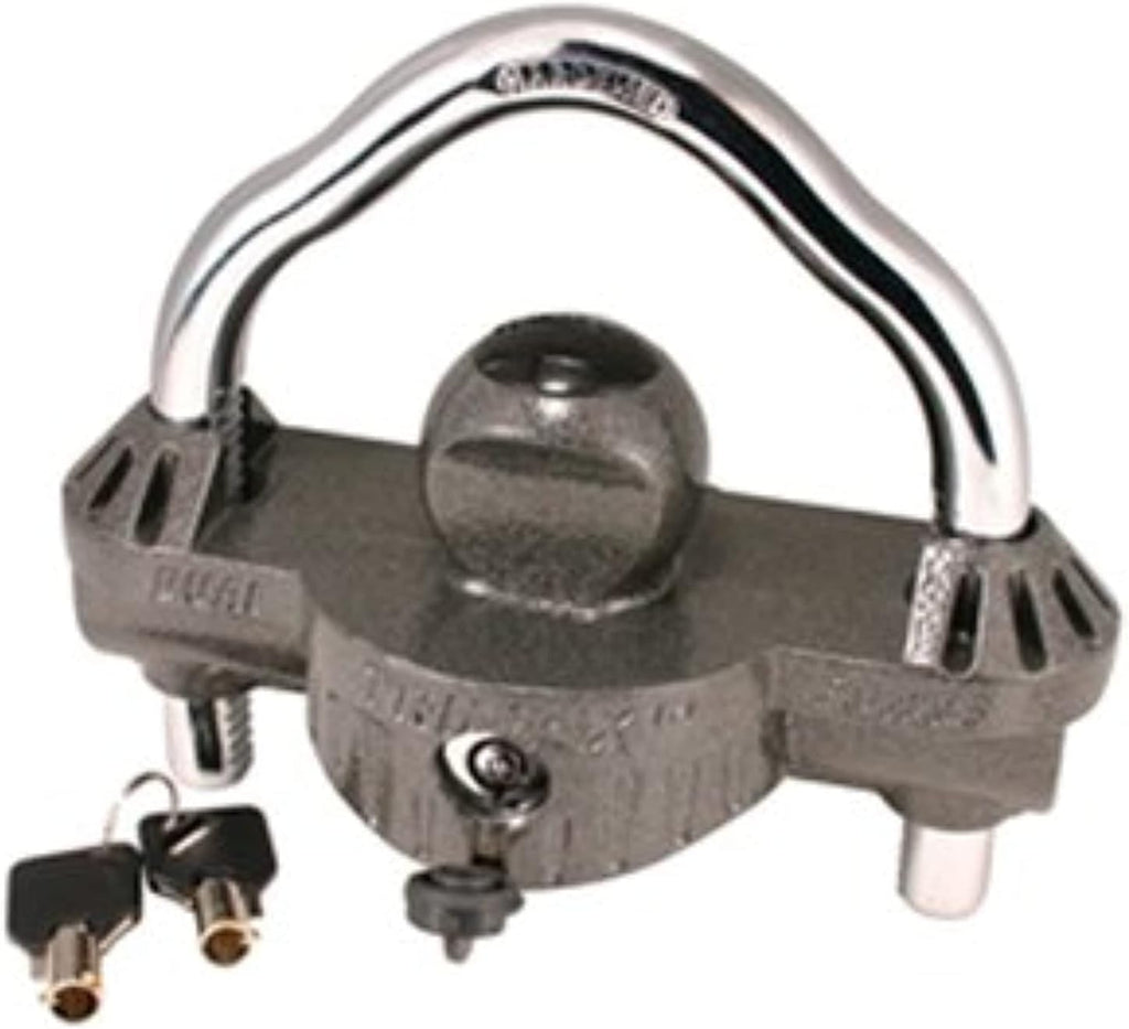 Trimax Premium Universal Die Cast Unattended Trailer Lock, Huge 9/16" Dia. Shackle UMAX50, Clam Packaging