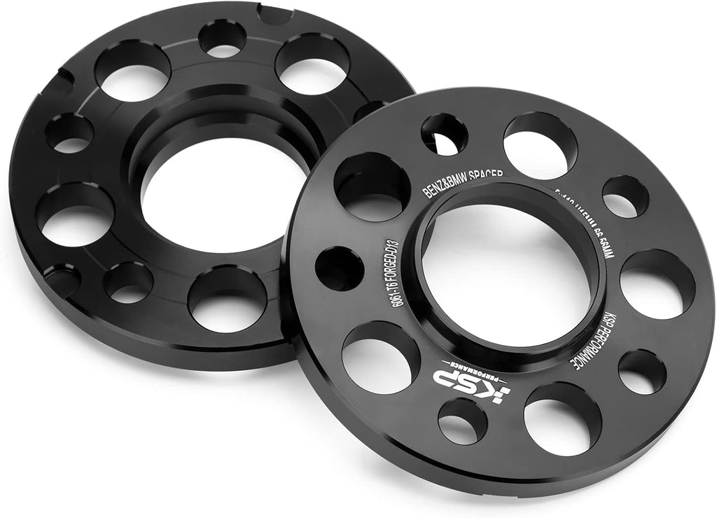 KSP 5X112mm Wheel Spacers,15mm 66.56mm Hubcentric Bore Forged Tuning Spacer for Most Newer A4 S4 A5 S5 A6 S6 A7 S7 A8 Quattro, 2019+ (G-Chassis), Ben-Z W2042 W208, 2pcs