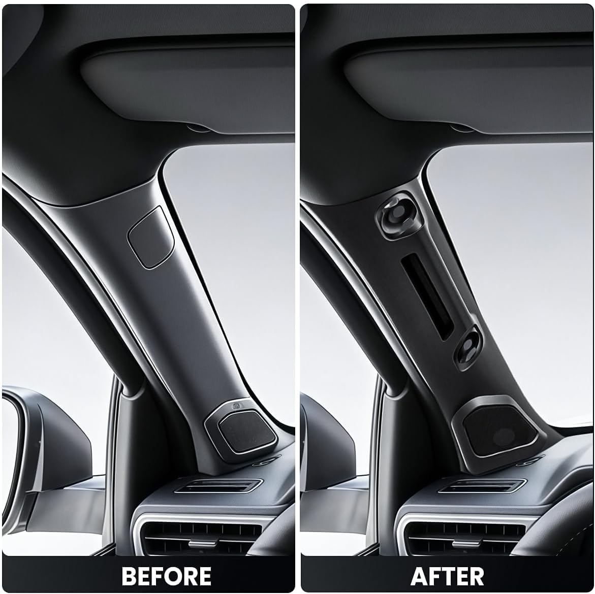 Driver Side A-Pillar Grab Handle Replacement Compatible with Toyota Tacoma 4th Gen (2024-2026), OE Match Texture, Color & Structure, Matches Passenger Side, & No Loose Motion
