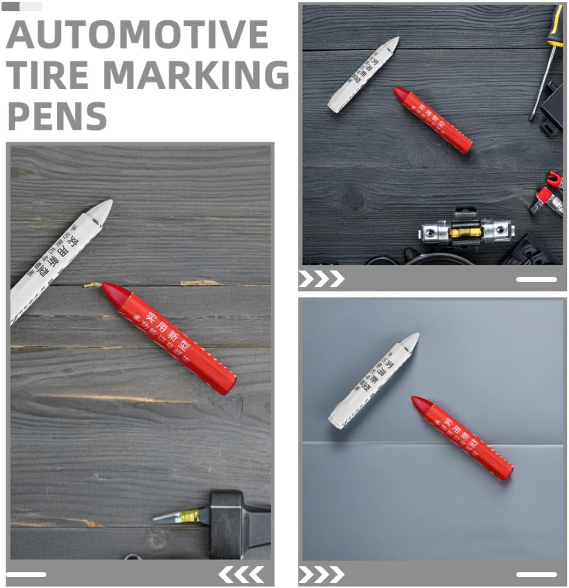 20pcs Waterproof Wax Marker Pens for Tire Repair Easy to Use Car Tire Paint Marking Crayons Versatile Use for Vehicle Maintenance