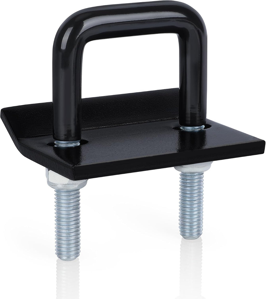 Lonffery Hitch Stabilizer 2 Inch - Anti Rattle Hitch Clamp & Tightener for Trailers, Universal 1.25"-2" Hitch, Noise Reduction, Heavy-Duty Zinc Coated, Compatible with Bike Racks & Various Receivers