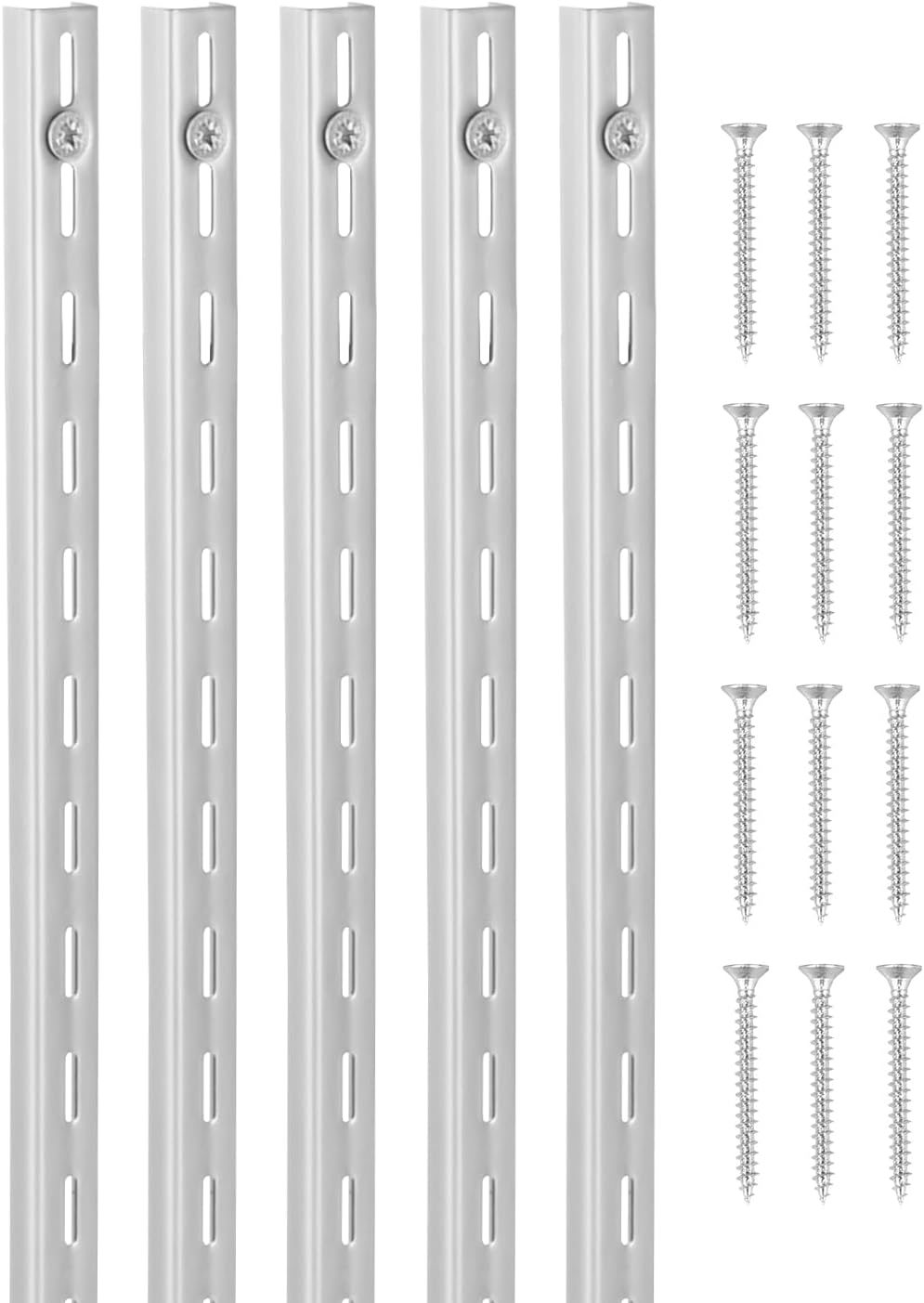vevor shelf pilaster, 39-inch 10 pack, upright wall, main product view