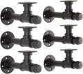 industrial t pipe shelf brackets for 6-12 in, main product view