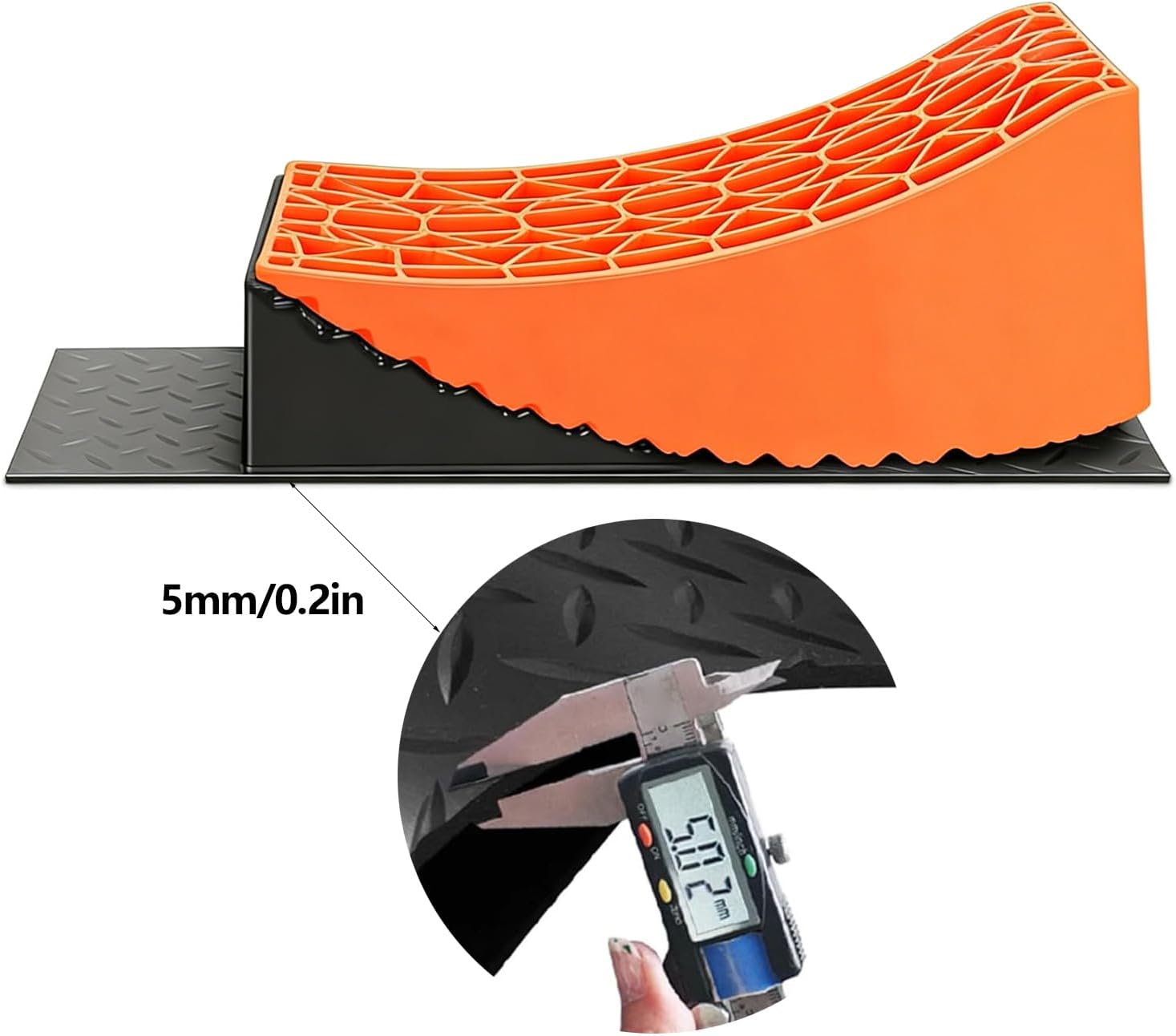 Vehicle Leveling Blocks ABS Wheel Chocks for Stabilization and Anti Slip on Uneven Grounds ABS Leveling Blocks