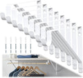closet rod brackets 11x9.5in, 8 pack closet shelf, main product view