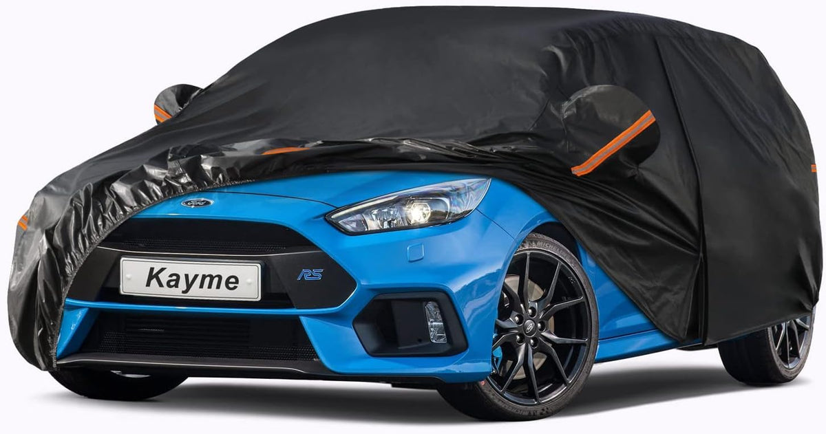 Kayme 7 Layers Heavy Duty Hatchback Car Cover Waterproof All Weather, Outdoor