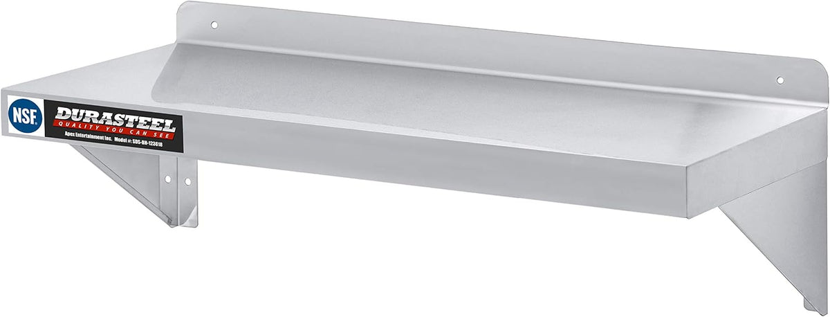 DuraSteel Stainless Steel Wall Shelf