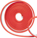 Neon Flex 5 m LED Light Hose Cuttable Adjustable Strip 12 V Indoor Outdoor Decoration Without Monochrome Source LED2835 (Red, Hose)