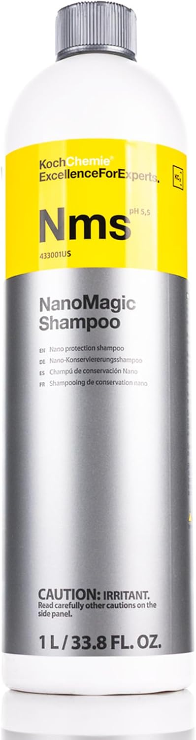 KOCHCHEMIE NanoMagic Shampoo - Auto Soap with Gloss Cleaning, Water-Repellent, Nano Shampoo Layer (1 Liter)