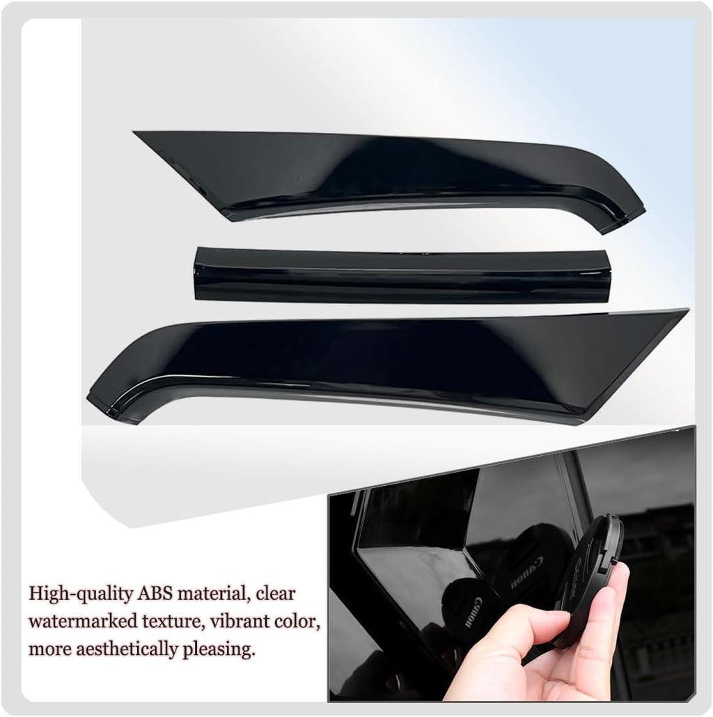 Front Grill Cover Trim,MUXEE For Nissan Altima 2019 2020 2021 2022，3PCS Grille Chrome Delete Vinyl Overlay Trim Accessories -Bright Black