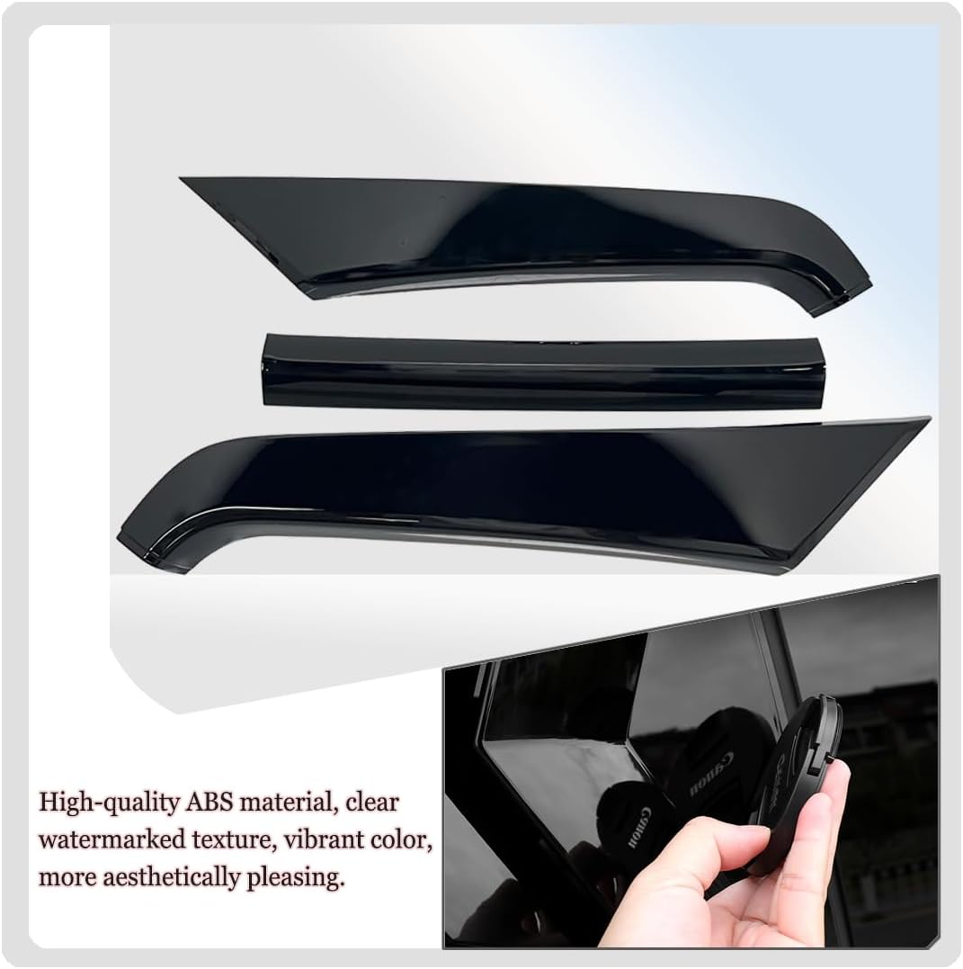 Front Grill Cover Trim,MUXEE For Nissan Altima 2019 2020 2021 2022，3PCS Grille Chrome Delete Vinyl Overlay Trim Accessories -Bright Black