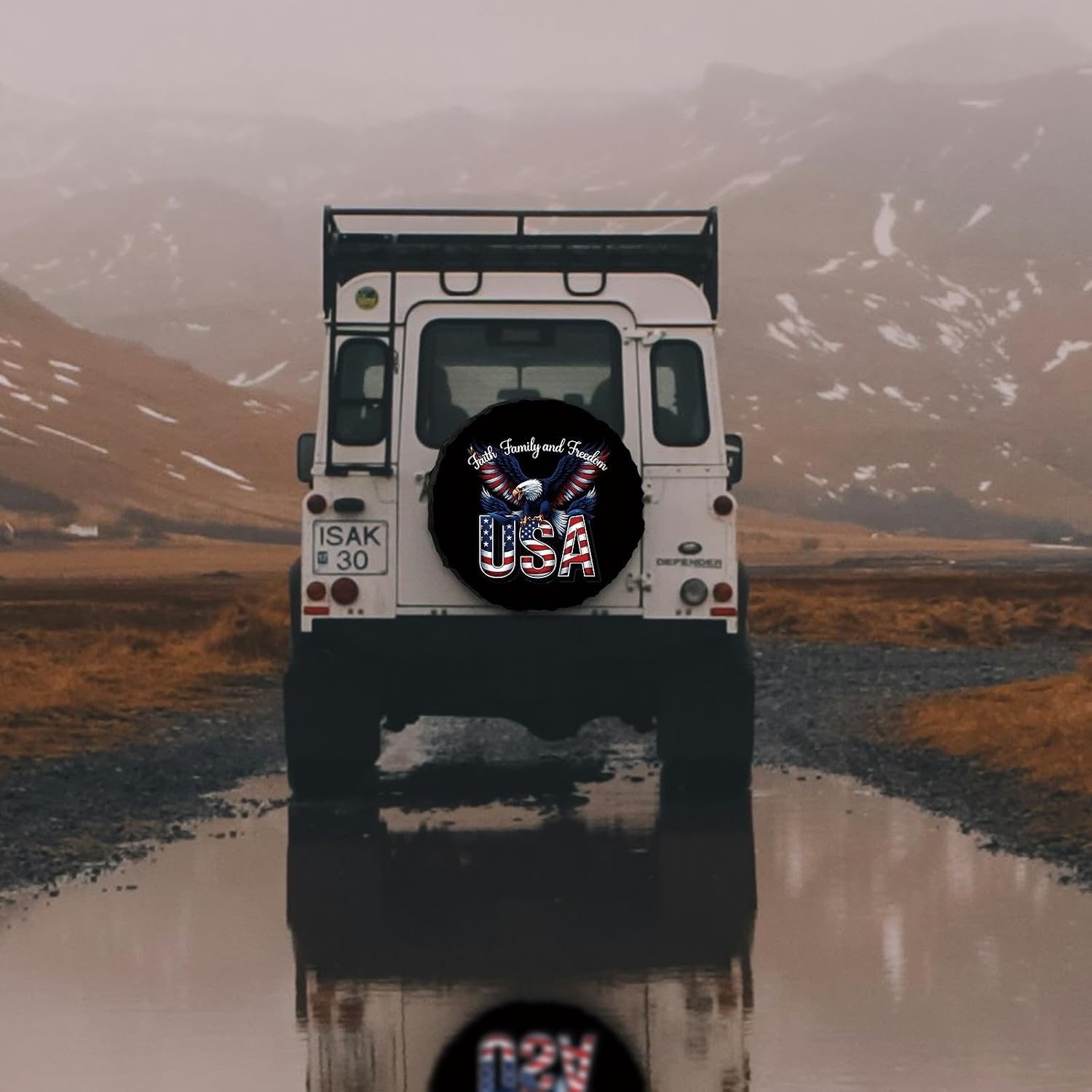 Eagle 250 Years Freedom Anniversary Spare Tire Cover 1776-2026 The Independence of USA Wheel Protectors Waterproof Tire Cover Universal Fit for RV SUV Truck Travel Trailers 15"