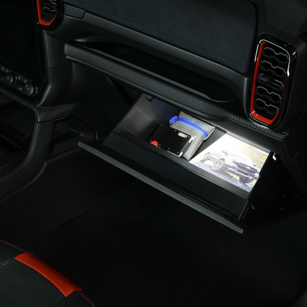 IAG Glove Box LED Light for Ford Ranger/Ranger Raptor 2024+ | Lights your glove box, plug-and-play install, no wiring or drilling, auto on/off timer