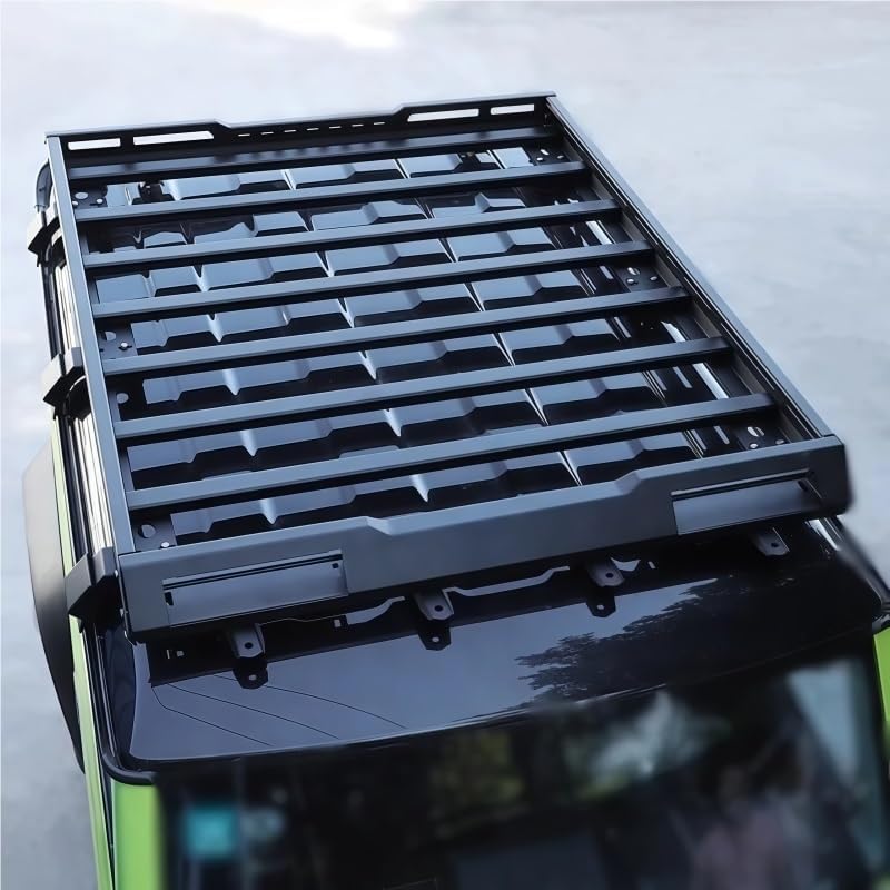 Auto Exterior Parts Car Organizer Cargo Roof Rack Basket Luggage Carrier Compatible for Suzuki Jimny 2019+ Rooftop Cargo Carrier Luggage Rack Car Storage
