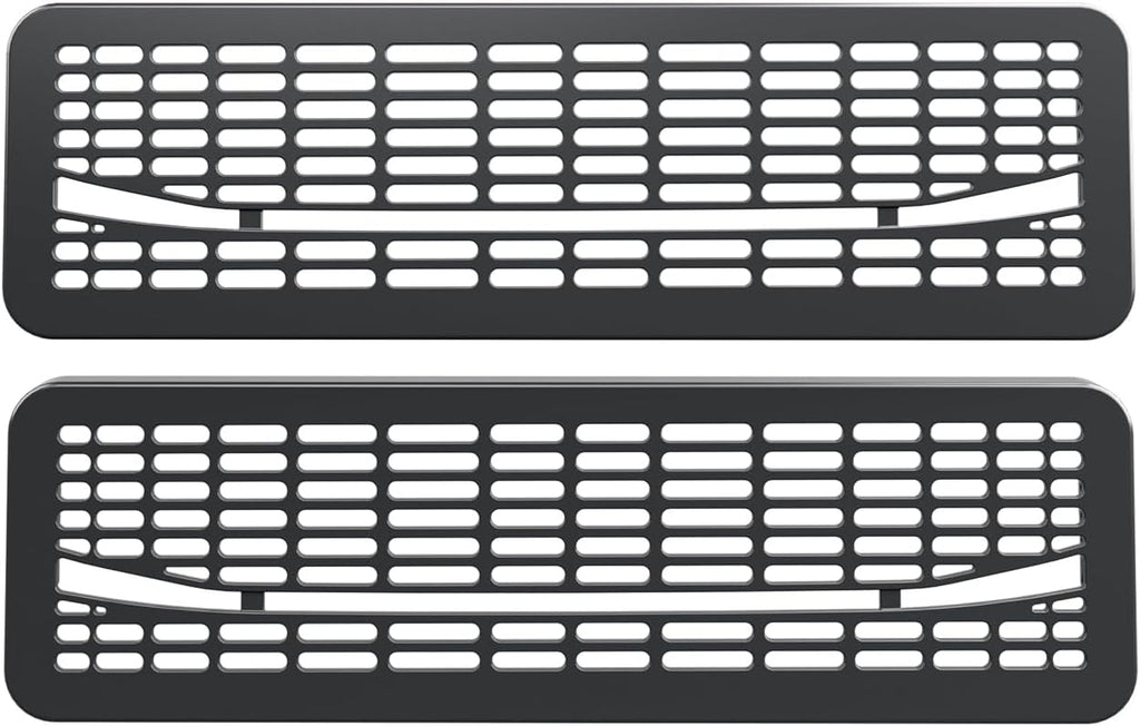 LUCKEASY 2PCS Floor Air Flow Vent Grille Protection for Tesla Model Y Juniper Standard/Premium/Performance 2025 2026 Air Vent Cover Rear Under Seat Condition Outlet Grille Protector Accessories