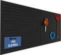 Slatwall Panel Garage Organizer PVC Slatwall Heavy Duty Wall Mounted Rack