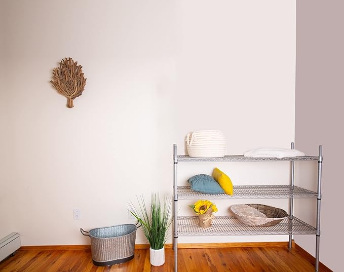 Omega 21" Deep x 42" Wide x 63" High 3 Tier Gray Starter Shelving Unit - Image 2
