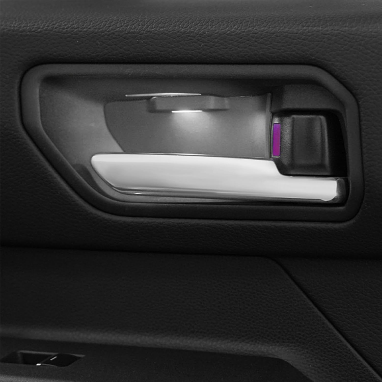 L2R for Toyota Land Cruiser Prado J250 LC250 (2024-2025) Interior Door Handle Bowl LED Lights Handle Bowl Mood Lighting Car Interior Decorative 1 Set (White Lighted)