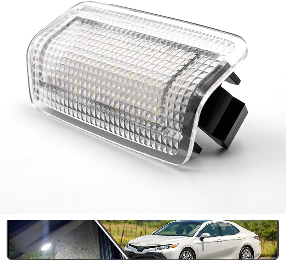 2Pcs LED Courtesy Door Light for Toyota 4Runner Camry Prius Tundra Sienna Avalon Lexus IS ES GS LS RX GX LX Powered by High Power SMD Xenon White LED Error Free