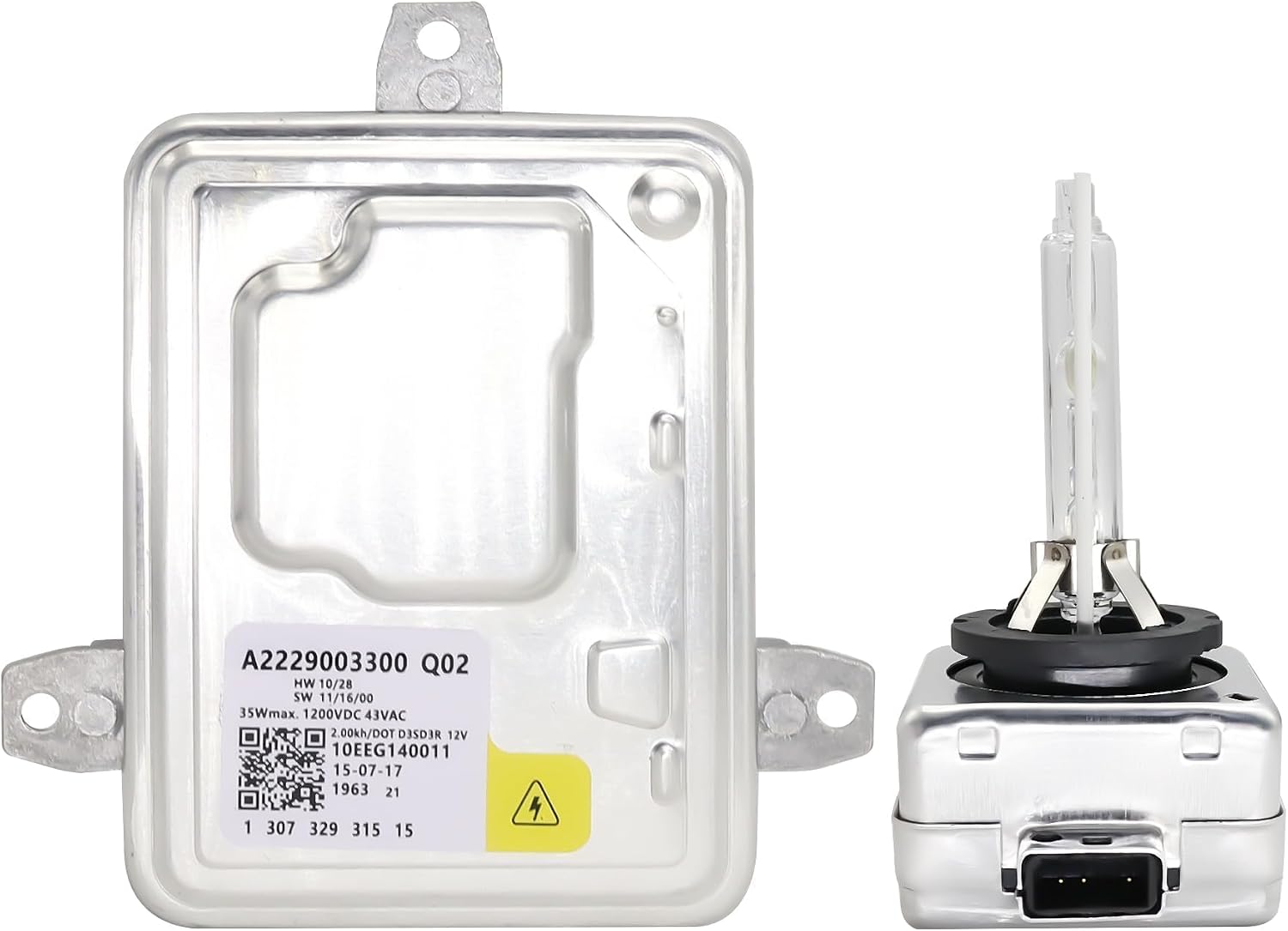 130732931515 Xenon HID Headlight Ballast Control Unit Module with D3S Bulb Fit for 2014-2017 Cadillac CTS XTS for Chevy Camaro for Dodge Dart for Land Rover for Mercedes-Benz CLA250 GLA250