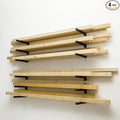 Lumber Storage Rack Wall Mount, Heavy Duty Metal Wood Organizer by MOOMSINE