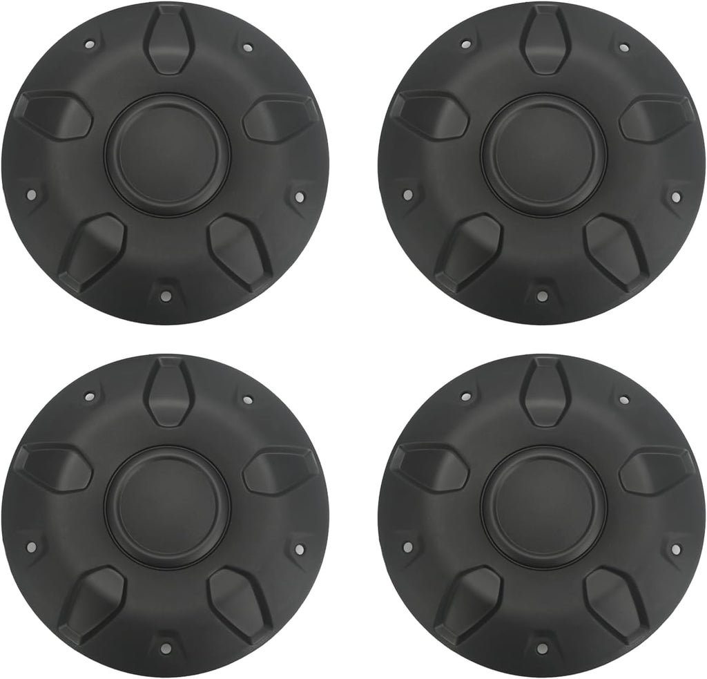 Steel Wheel Black Center Caps Kit 4pcs 16" Compatible with Ford Transit 150 250 350 350HD 2015-2026 Replace CK4Z-1130-C BK21-1130-CA
