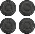 Steel Wheel Black Center Caps Kit 4pcs 16" Compatible with Ford Transit 150 250 350 350HD 2015-2026 Replace CK4Z-1130-C BK21-1130-CA