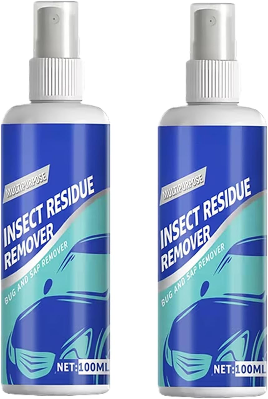 Tree Sap Remover for Vehicles, 2 Bottles 100ml Each for Car Paint Upkeep, Garage Storage and Between Wash Upkeep for Daily Exterior Use