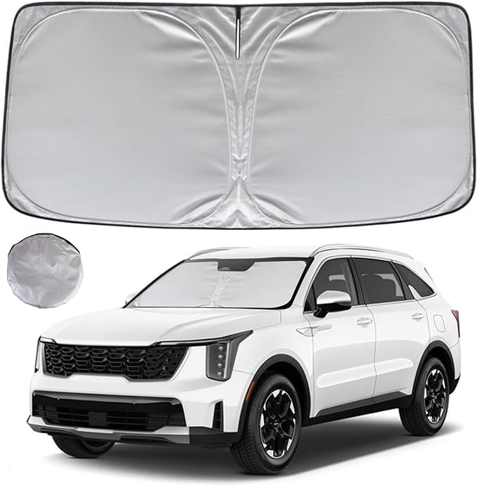 KAYZT Windshield Sun Shade for 2021-2025 2026 Kia Sorento Foldable Sunshade by KAYZT