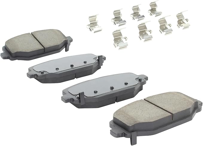 Premium Semi-Metallic Rear Brake Pads Compatible
