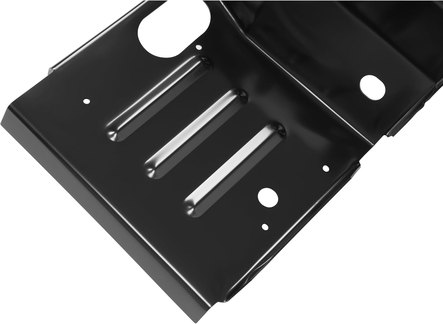 KUAFU Front Passenger Side Cab Floor Pan Support Mounts Compatible with 1980-1998 Ford F100 F150 F250 F350 Super Duty Pickup Ford Bronco Right Black Electrophoresis Steel