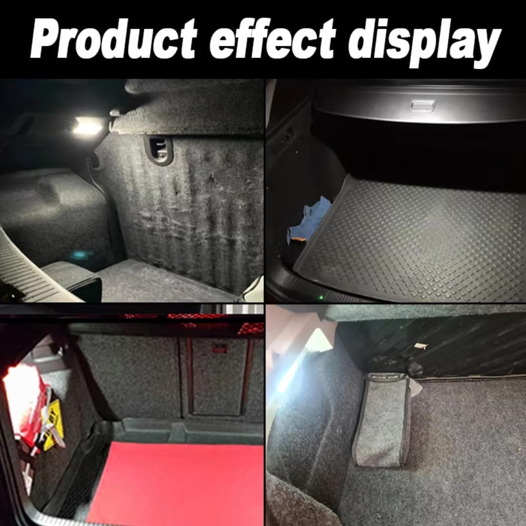 Car Trunk Light for Citroen C2 C3 C4 C5 X7 C6 C8 DS3 SAXO XANTIA II, for Peugeot 3008 206 208 308 1007 RCZ, 2PCS Trunk Interior Light Luggage Lamp