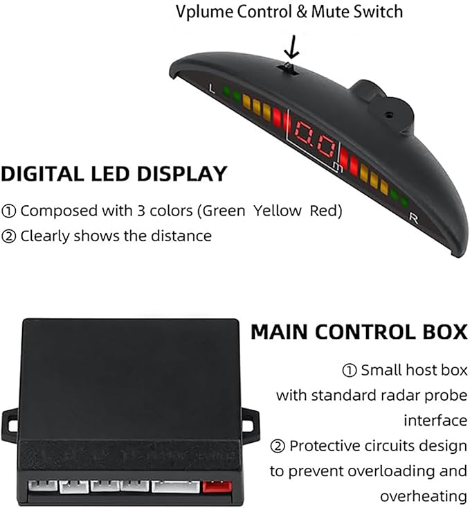 Parking Sensor Kit Backup Sensor Kit Reverse Sensor - Image 6
