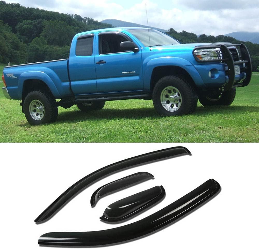 TY4P07 Original Side Window Wind Deflector, Window Visor fit