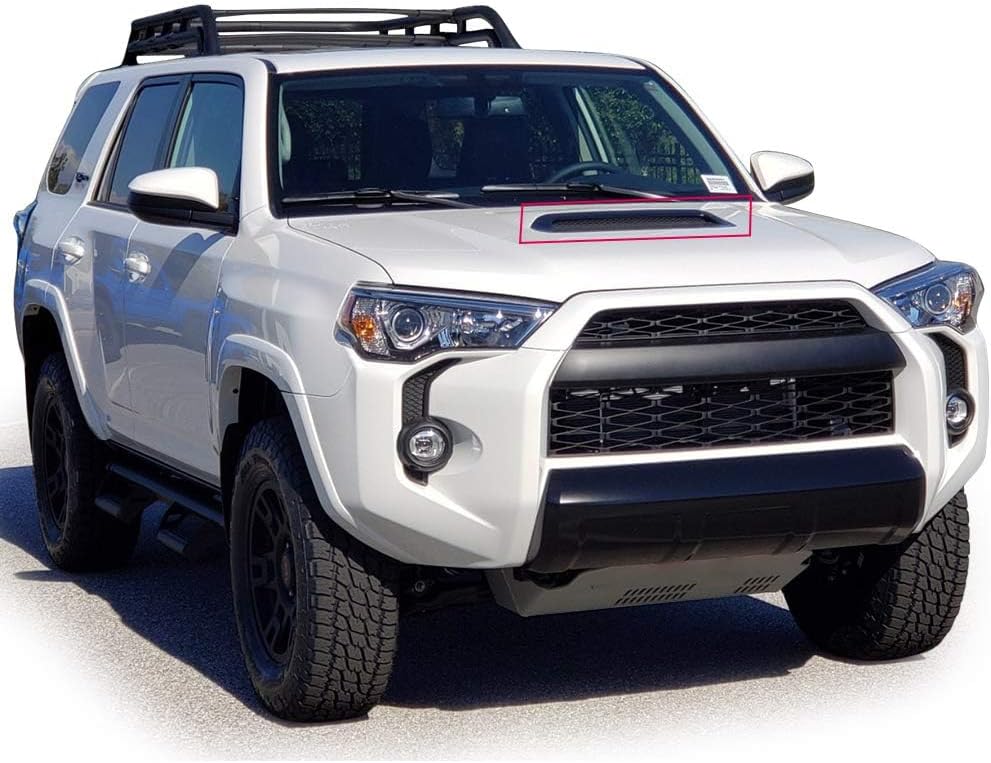 G-PLUS Hood Scoop Insert Bulge Kit Compatible with Toyota 4Runner 2010-2022/Fit Toyota Tacoma 2012-2015 Matte Black 7618135080
