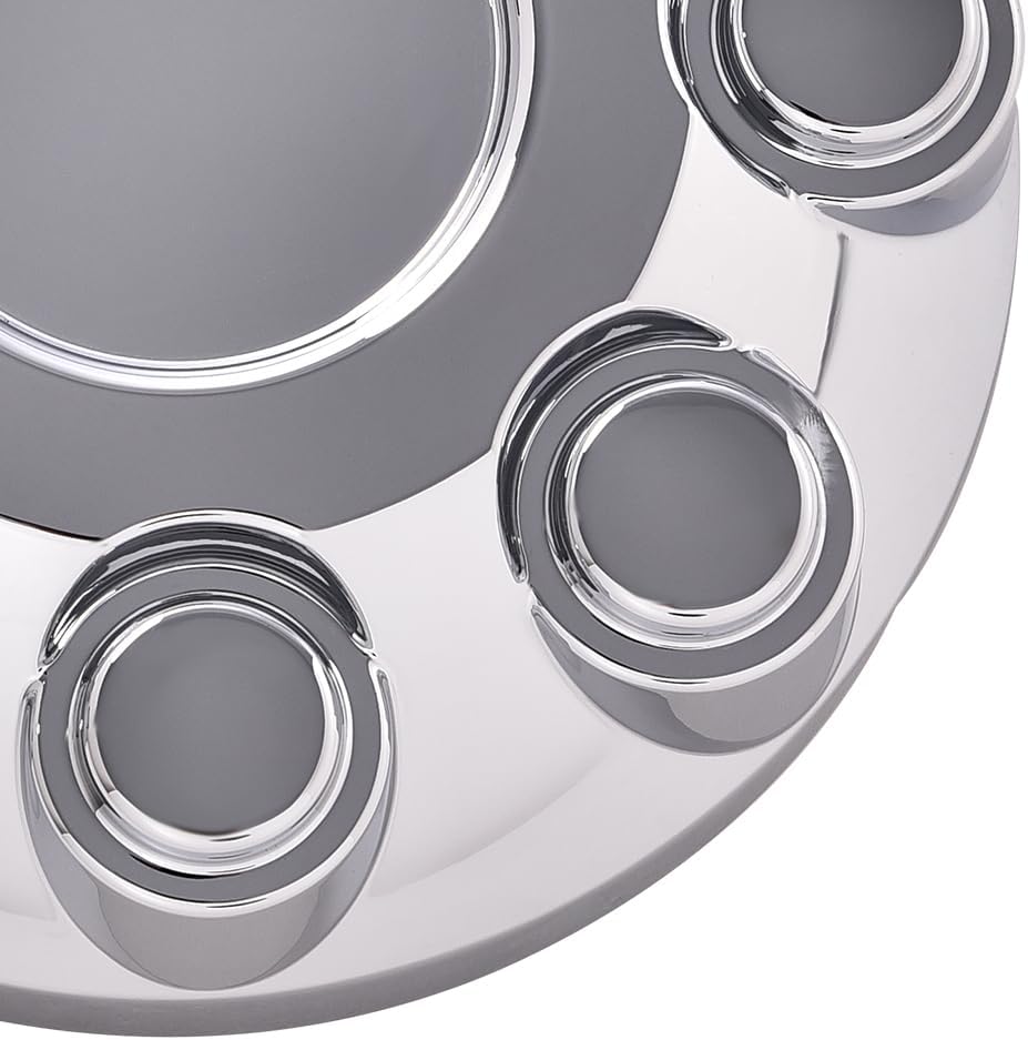 PIT66 4PCS 8 Lug Covers 17" Wheel Center Cap Fit Dodge RAM 1500 2006-2008 | Chrome Hub Caps Fit RAM 2500 2003-2013/ RAM 3500 Truck 2003-2012 52121450AD, 52121450AD.7, OXY18PAKAA