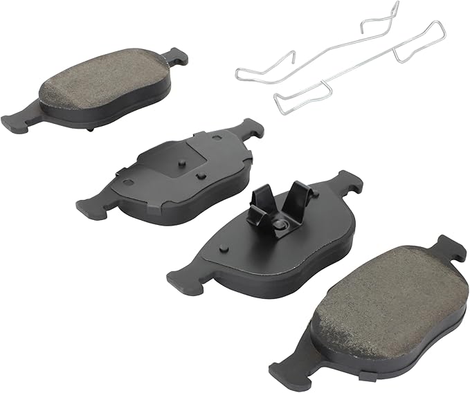 Premium Semi-Metallic Front Brake Pads Compatible - Image 2