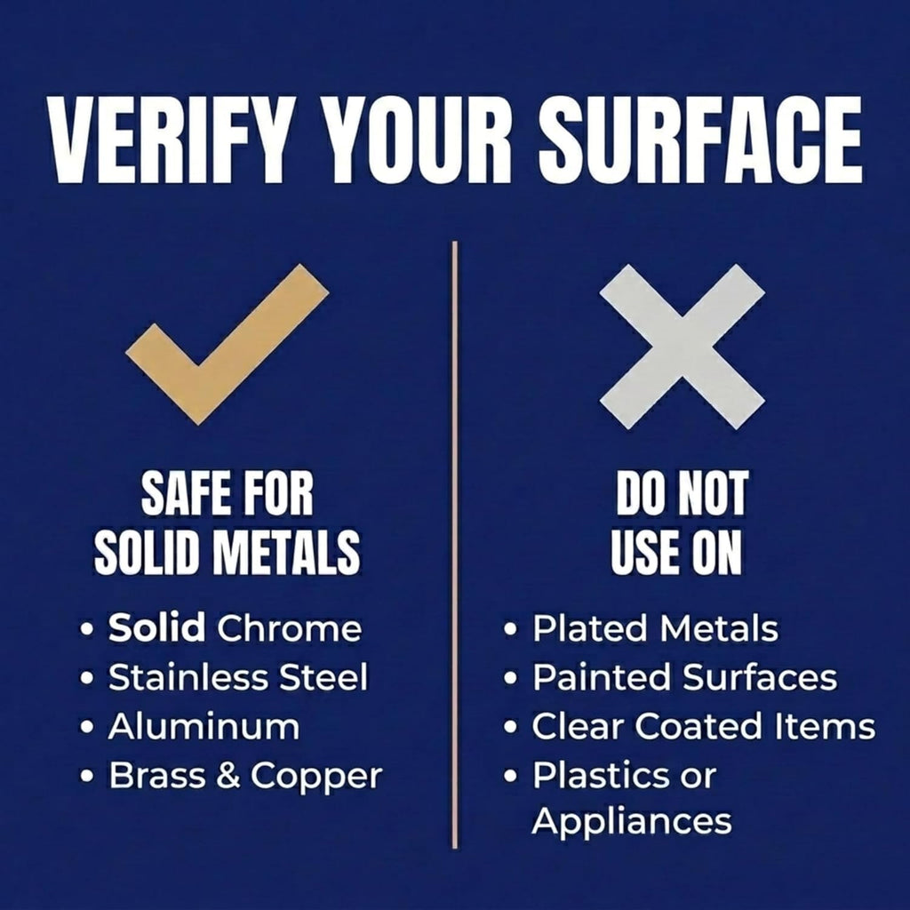 Flitz Metal Polish Paste - 5.29oz USA-Made Polish for Solid Chrome, Stainless Steel, & Aluminum - Non-Abrasive for Light Oxidation - Requires Manual Buffing - Not for Plated/Coated Surfaces (1 Pack)