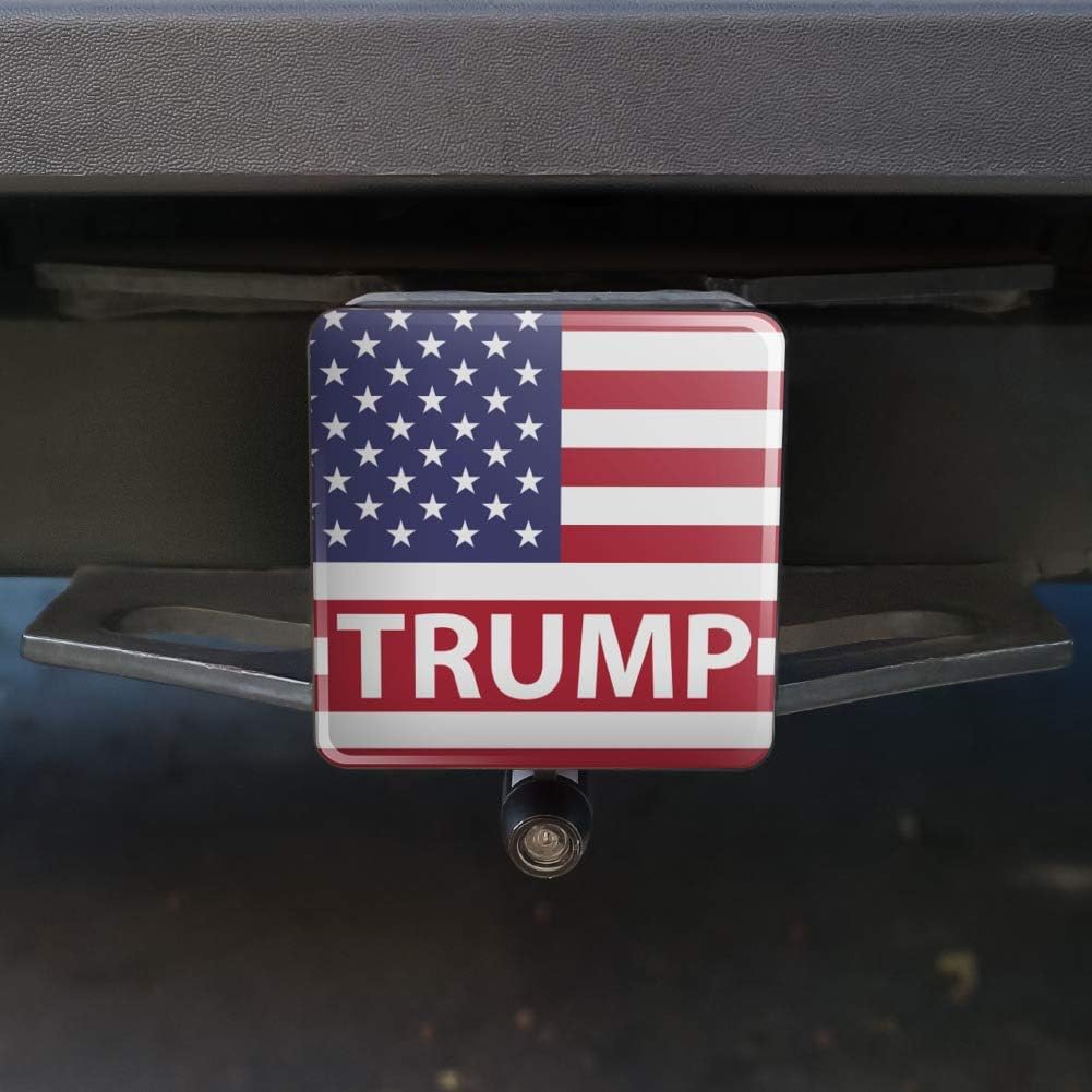 GRAPHICS & MORE President Trump American Flag Tow Trailer Hitch Cover Plug Insert 2"