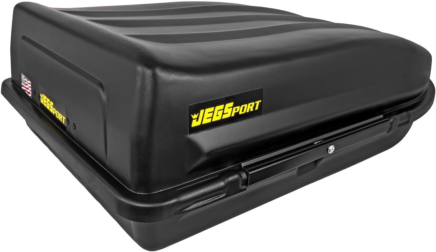 18 Cubic ft. Rooftop Cargo Carrier, Heavy-Duty Weatherproof Lockable Hard Shell Storage w/110 lb. Carrying Capacity