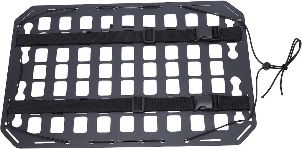 GOTOTOP Molle Panel, Aluminum Cargo Organizer with Versatile Storage, for SUV Truck RV Outdoor Gear