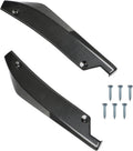 2PCS Car Rear Bumper Canard Diffuser Protector, Carbon Fiber Side Fenders Skirt Bumper Lip Splitter, Car Spoiler Body Guard Protector, Universal Auto Exterior Decoration Kit (Carbon Fiber)