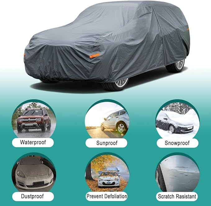 Premium Car Cover Custom Fit GMC Yukon, not fit Yukon XL, 16 Layers Heavy Duty - Image 4