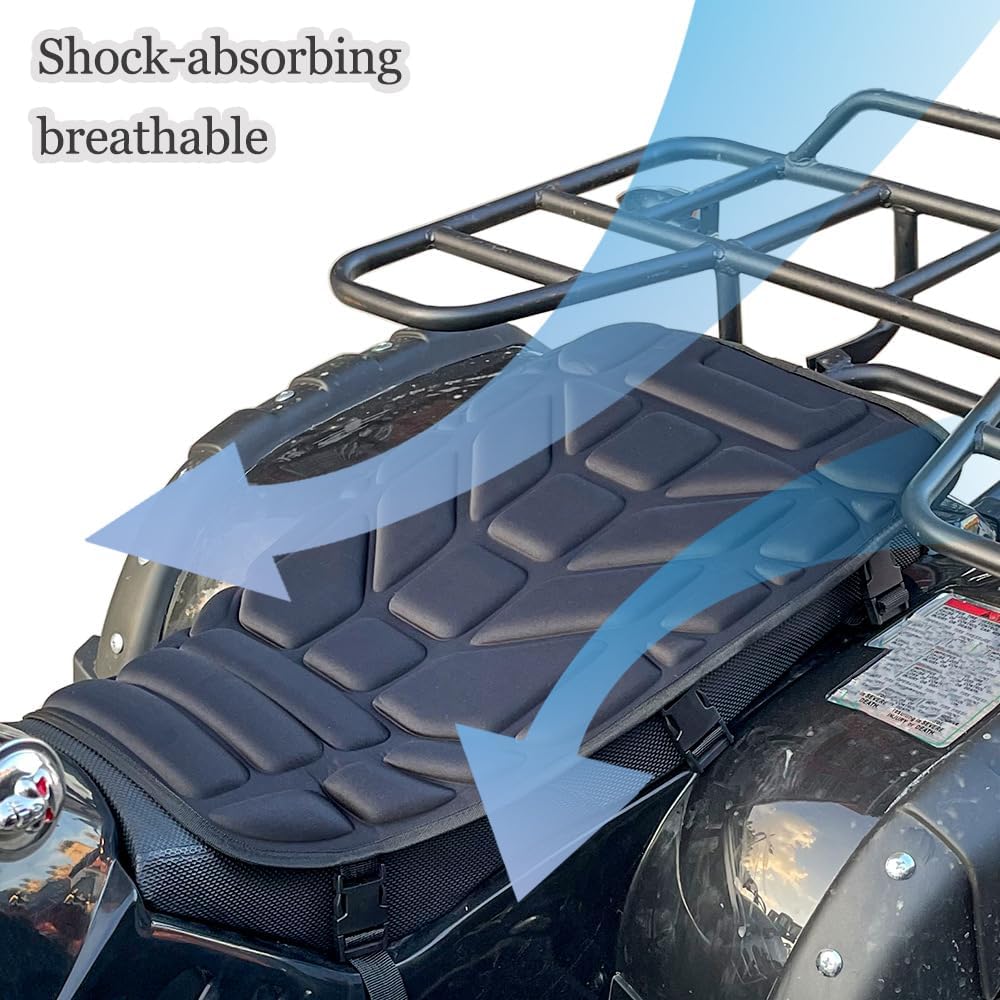 ATV Seat Cover for Polaris Sportsman 450 H.O./H.O. Eps 2016 2017 2018 2019 2020, Comfortable ATV Seat Pad with Ergonomic Design Pressure Relief & Comfort Support, Motorcycle Seat Cushion,B