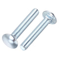 5/16"-18x2 carriage bolt carbon steel white galvanized, main product view