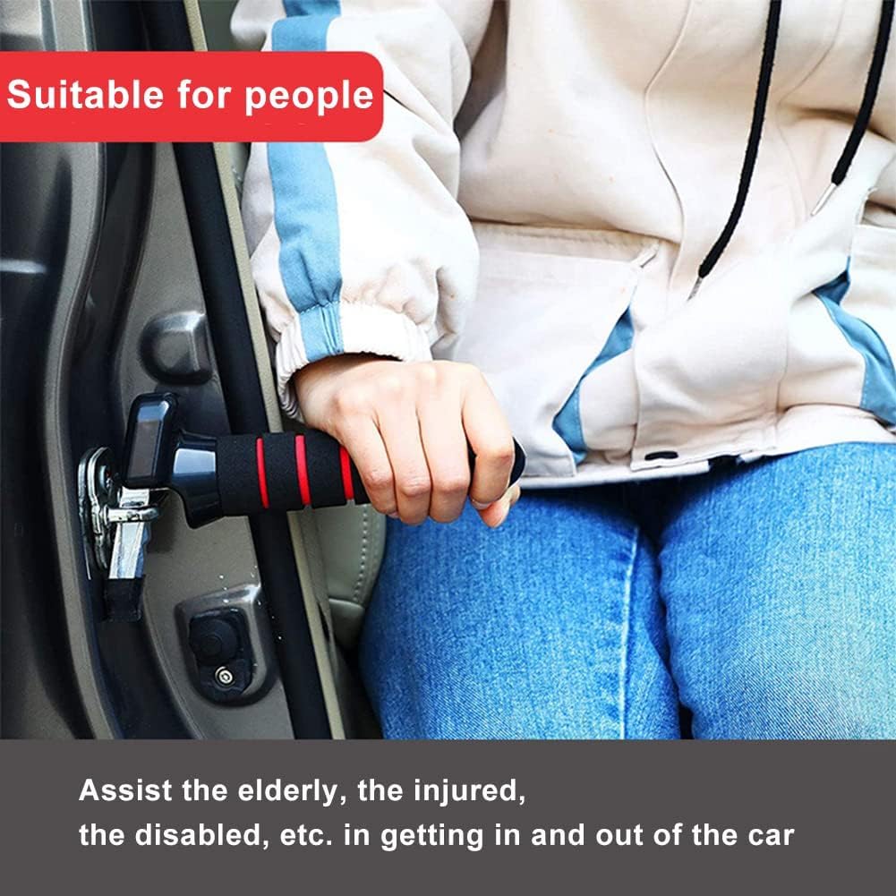 1 Pack Car Cane Fits Nissan Sentra 2020 2021 2022 2023 2024, Car Door Assist Handle Mobility Aid Grab Bar for Elderly Seniors Injury Recovery,Red