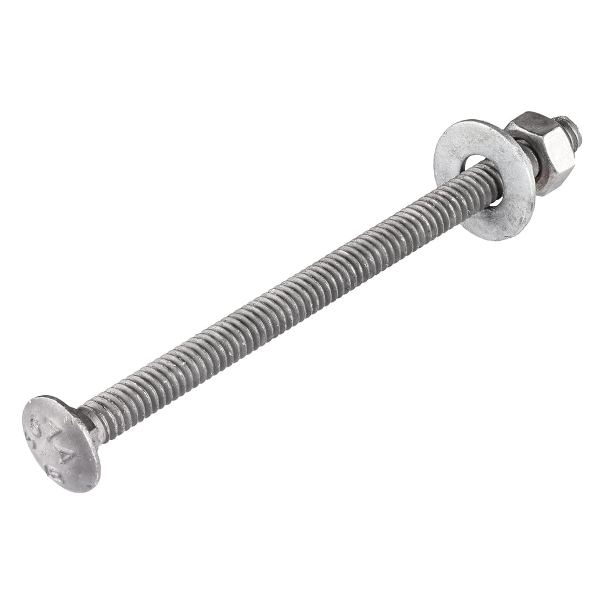 5/16" x 4" (50 pack) galvanized carriage bolt, main product view