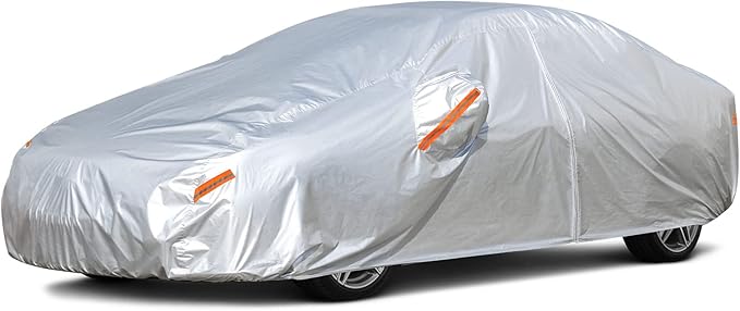 Kayme Car Covers for Automobiles Waterproof All Weather Sun Uv Rain Protection by kayme