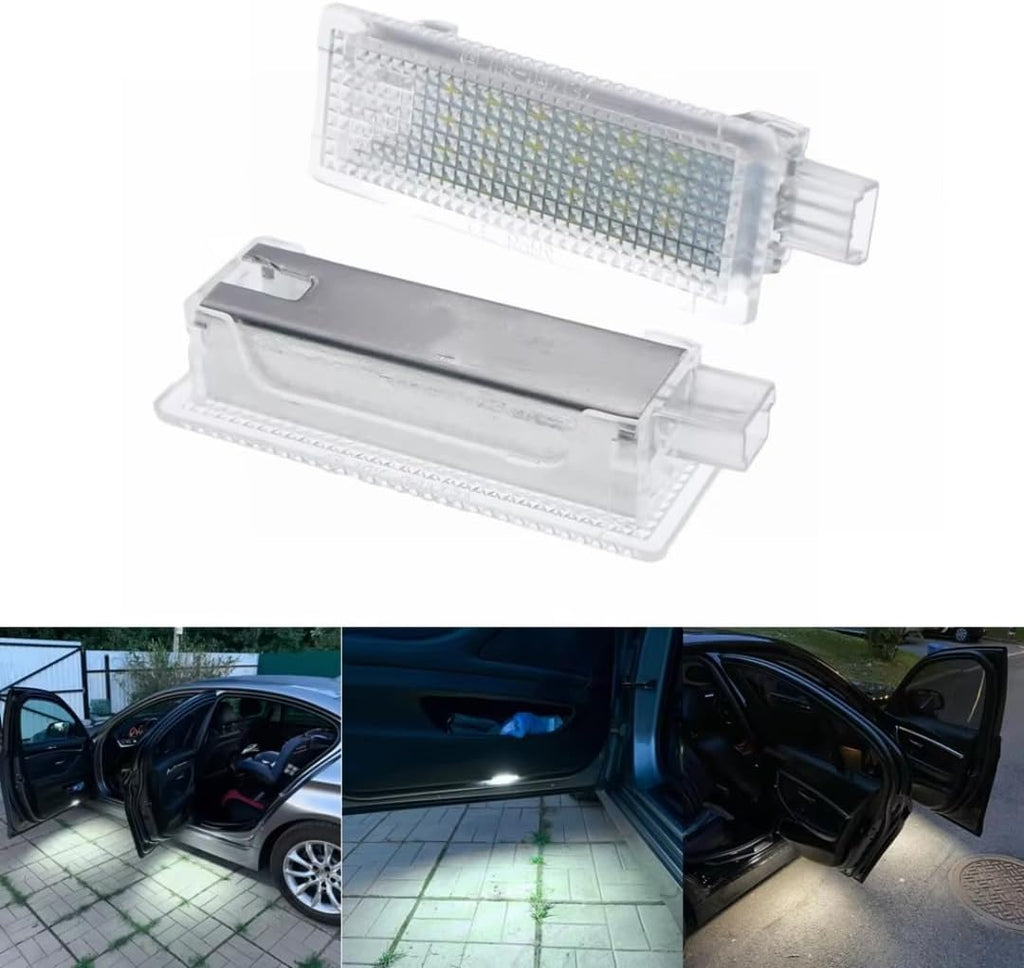Car Trunk Light for BMW X1 E84 X3 E83 F25 X4 F26 X5 E70 F15 F85 X6 E71 E72 F16 F86, 2PCS Door Courtesy Interior Footwell Trunk Light